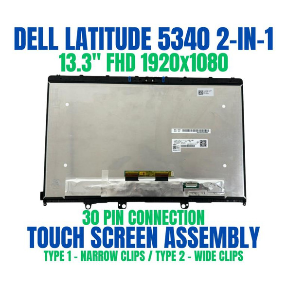 1 of 14-image forDell Latitude 13 5340 2-IN-1 Touch Screen Assembly