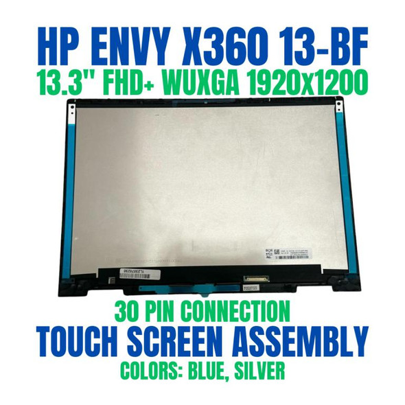 1 of 9-image for13.3" HP Envy x360 13-bf 13-bf0013dx WUXGA LCD Touch Screen Display Assembly