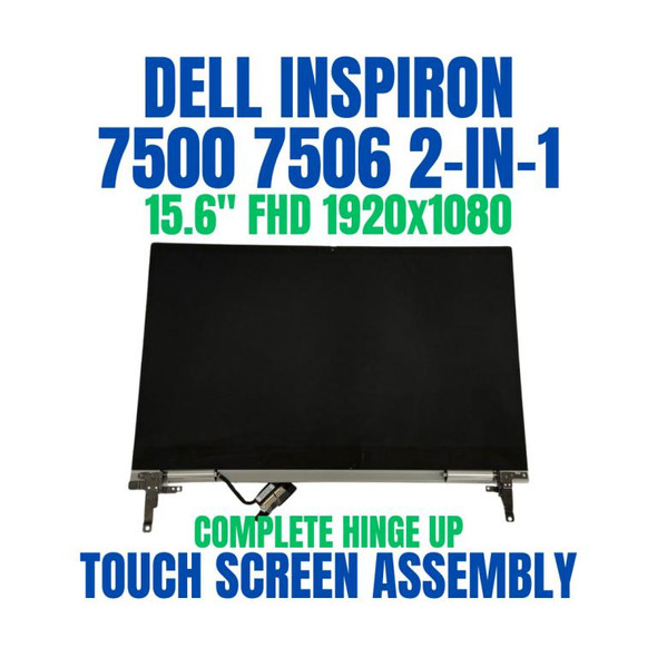 1 of 11-image forDell Inspiron 15 7500 7506 2-IN-1 FHD LCD Touch Screen Bezel P97F001 9661J2