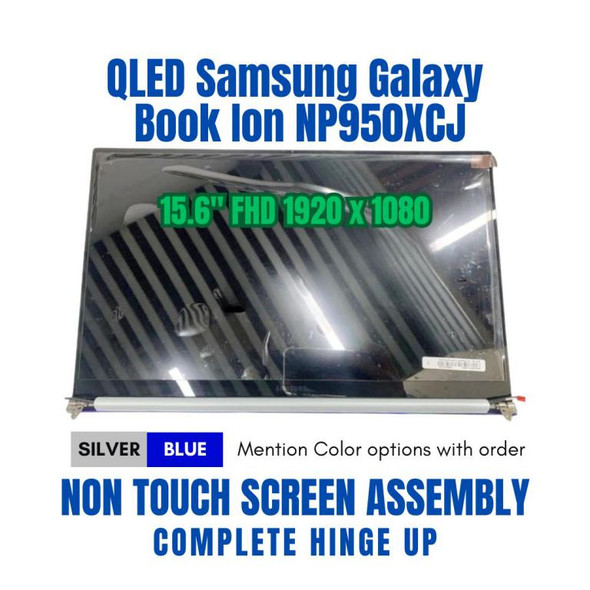 1 of 8-image forBA96-07415A Samsung NP950XCJ Silver Blue FHD Complete Full LCD Touch Screen Assembly Display LCD LED Monitor Panel