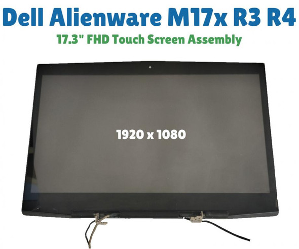 1 of 6-image forDell Alienware M17x R3 17.3" LG Display FHD LCD Touch Screen LP173WF1 TL B3 VCV1F