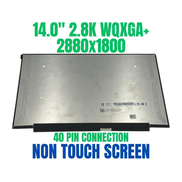1 of 5-image forLenovo 5D11J17490 Display FRU AUO B140QAN04.H 14.0" WQXGA+ Replacement Laptop LCD LED Screen Monitor