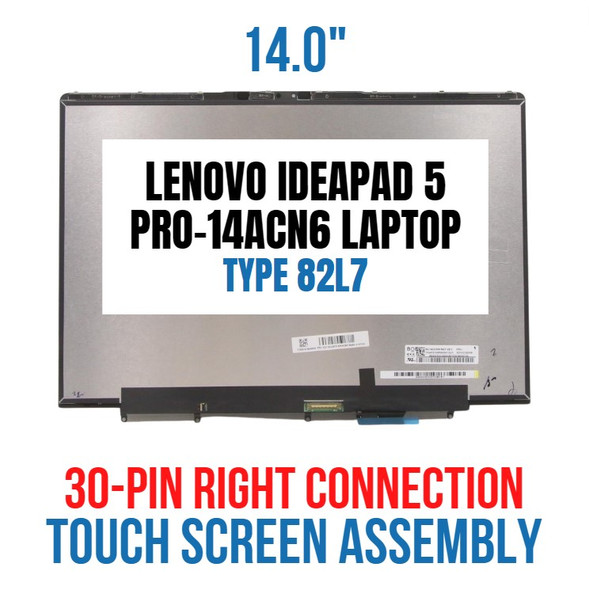1 of 9-image forLenovo Display LCD MODULE 82SH LAI+BOE 2.2K 5D10S39801 Replacement Screen