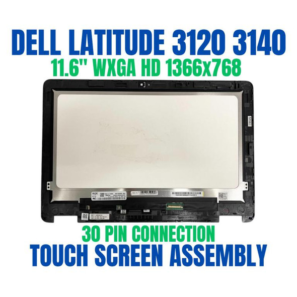 1 of 15-image forDell Assembly LCD 11.6" HDF TSP INX TPK G5T5P Replacement Screen Display