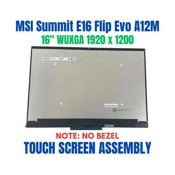 1 of 11-image forMSI B160UAN01.J 16.0" Lcd LED Display Panel Touch Screen FHD 1920x1200 165Hz