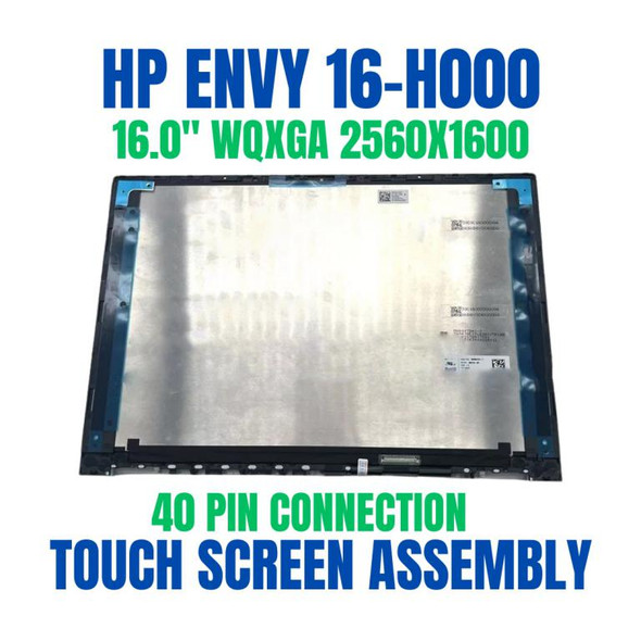 1 of 7-image forN13379-001 HP Envy 16-H1010NR LCD Display LED Touch Screen Assembly WQ 120Hz
