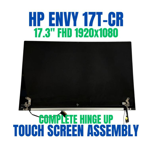 1 of 10-image forHP Envy 17T-CR100 17T-CR0000 Touch Screen 17.3" FHD N13553-001 hinge up Assembly