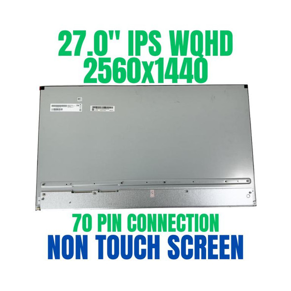 1 of 9-image for27" HP 27-XA0017UR LED LCD Non Touch Screen Display Panel QHD 2560x1440 70Pin