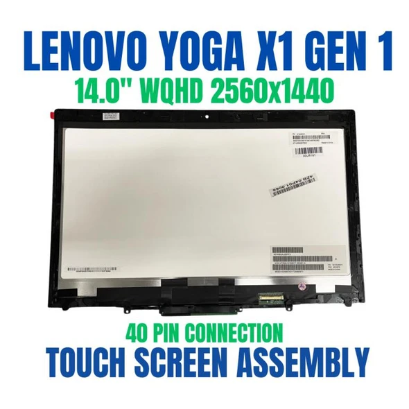 1 of 5-image forIbm 14.0" Led Qhd Replacement Touch Laptop Screen 00ur192