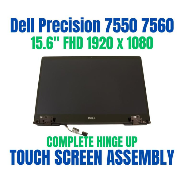 1 of 8-image forComplete ASSEMBLY Dell PRECISION 7550 15.6" FHD Touch Screen Display JK5G8