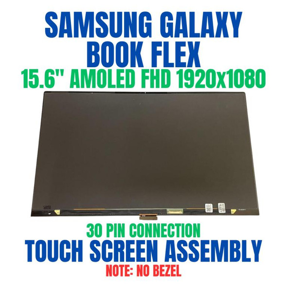 1 of 12-image for15.6" Samsung Galaxy Book Pro 360 NP950QDB-KB2US LCD Touch Screen Assembly