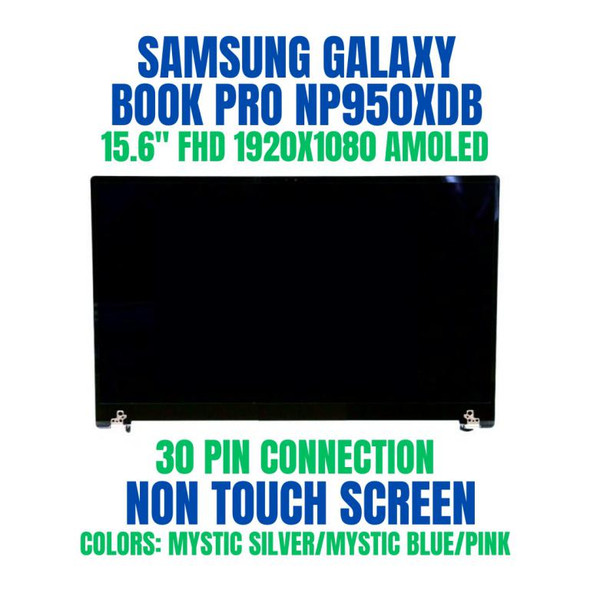 1 of 12-image forSamsung Galaxy Book Pro NP950XDB Series 15.6" FHD OLED LCD Screen Assembly