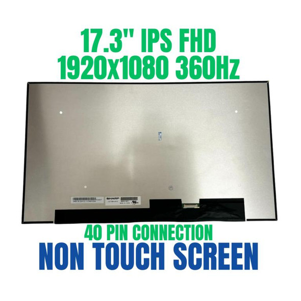 1 of 11-image forLQ173M1JW12 AORUS 17 XE4 17 XE4 Matrix LCD Screen Replacement FHD 360Hz 40 Pin