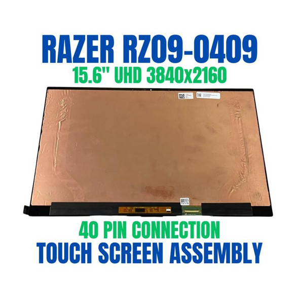 1 of 4-image forRazer Blade RZ09-0409 RZ09-0409CE53 15.6" 4K OLED LCD Screen Assembly
