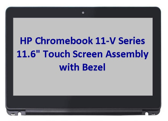 1 of 10-image for11.6" LCD Touch Screen Replacement Assembly HP Chromebook 11-v010nr 11-v020wm HD 1366x768 30 Pin