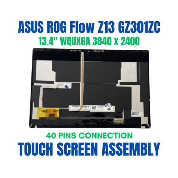 1 of 8-image for90NR07X1-R20022 13.4" WQUXGA 3840x2400 ASUS ROG Flow Z13 GZ301ZC 13.4" Touch Screen Assembly