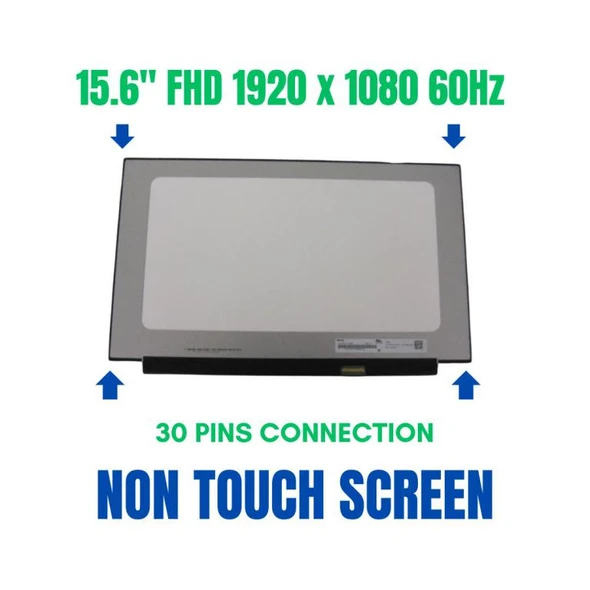 1 of 11-image forReplacement Screen 15.6" NV156FHM-N4X 60Hz FHD 1920x1080 LCD 30 Pin Display Panel Non Touch