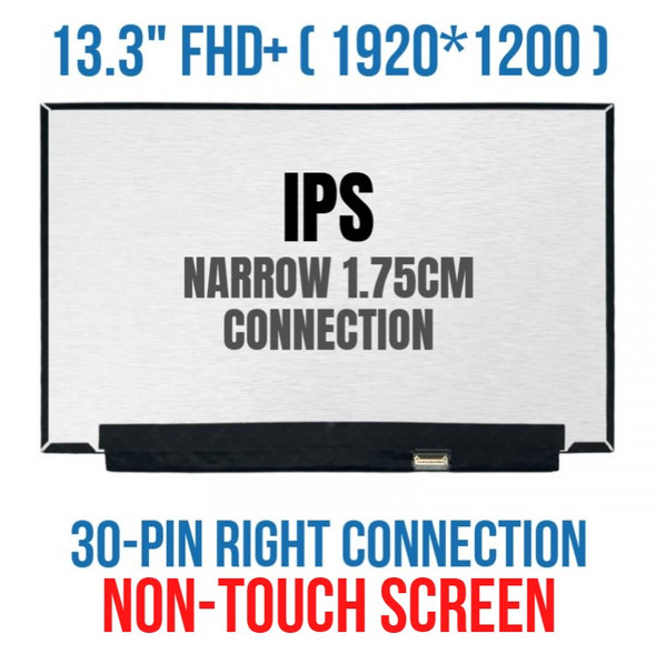 1 of 9-image forDell Inspiron 13 5310 DP/N 07V371 7V371 Non Touch 13.3" FHD+ LCD Screen 0C1H8T