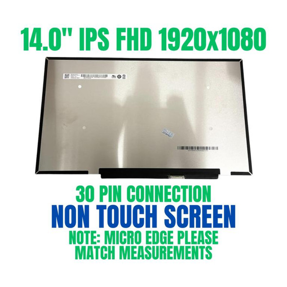 1 of 11-image for14" Screen Replacement NV140FHM-N4V 1920x1080 30 Pin 60Hz LCD LED Display Replacement Panel