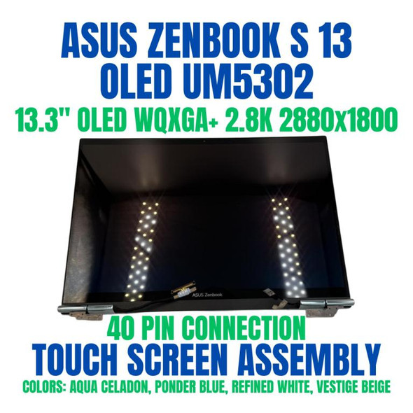 1 of 11-image forASUS Zenbook 13 UM5302 Touch Top Assembly OLED 13.3" 2880x1800 Pink