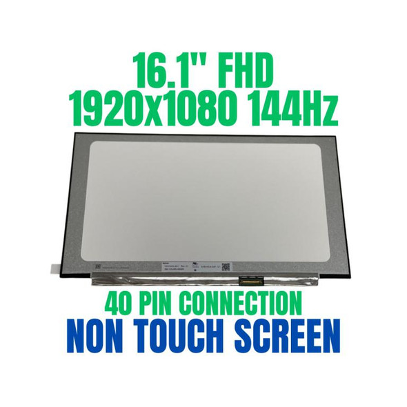 1 of 9-image forReplacement 16.1" HP Pavilion M02082-001 40 Pin 144hz 1920x1080 LCD Screen Display LED Panel Non Touch