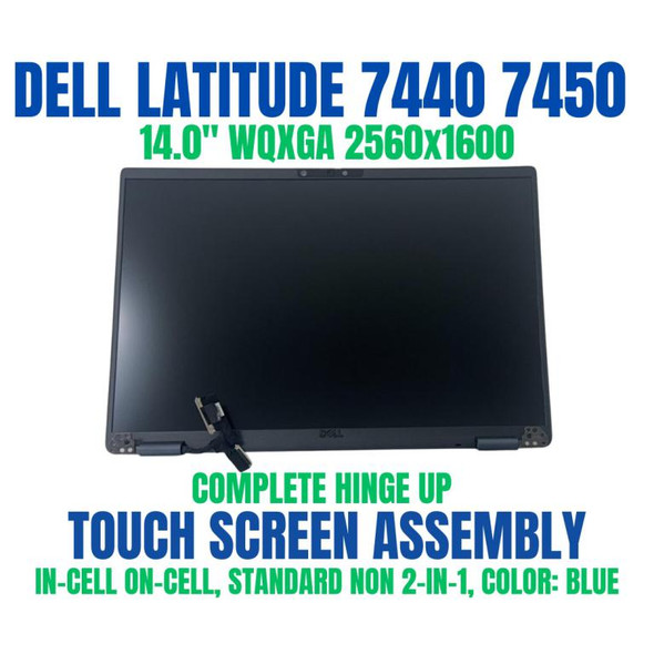 1 of 22-image forDell Latitude 7440 14" Matte WQXGA Touch Screen LCD Screen Assembly Blue 0HHPH2