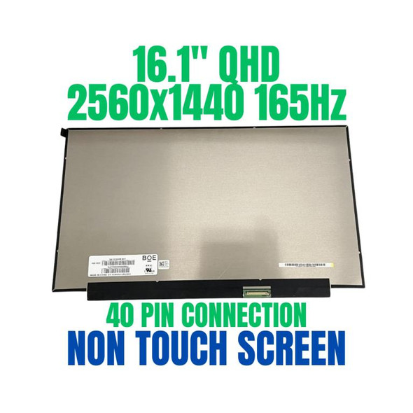 1 of 9-image forOMEN HP 16-c 16-c0xxx 16-c0000 16.1" 165Hz QHD 2560x1440 2K IPS 40 Pin LCD Display Screen Panel Replacement 165Hz Refresh Rate