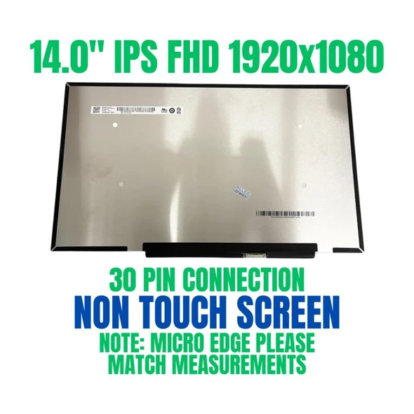 1 of 11-image for14.0" FHD 1920x1080 Lenovo Fur 5D10W87245 60Hz LCD Screen Replacement EDP 30 Pin Display Panel Non Touch