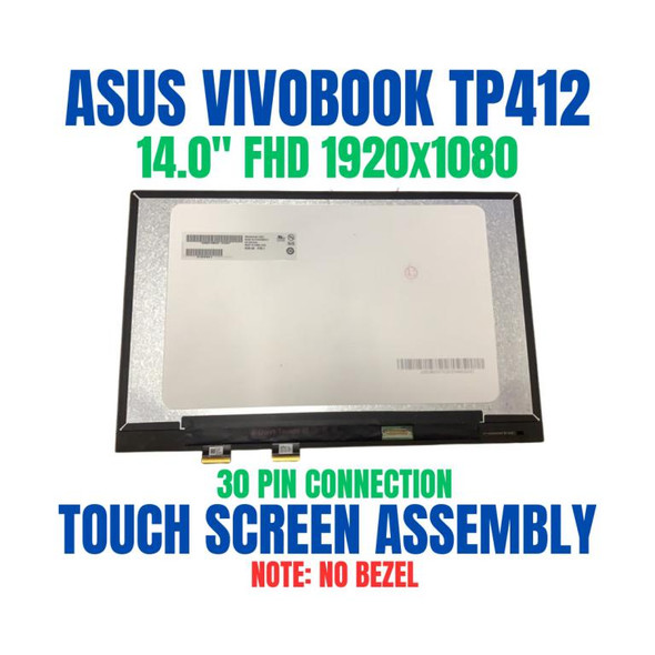 1 of 6-image forReplacement ASUS VivoBook Flip 14 TP412FA-OS31T 1920X1080 14" LCD LED Display Screen Replacement Touch Screen