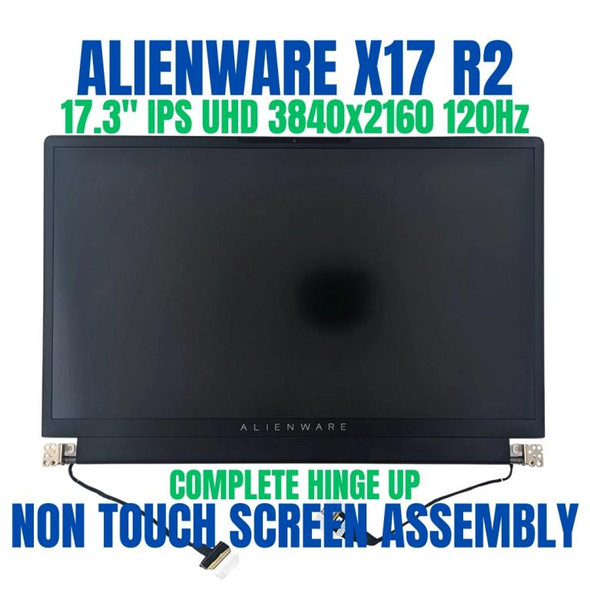 1 of 6-image forDell Alienware X17 R2 17.3" UHD 120Hz LCD Screen Assembly JKTMH 0JKTMH