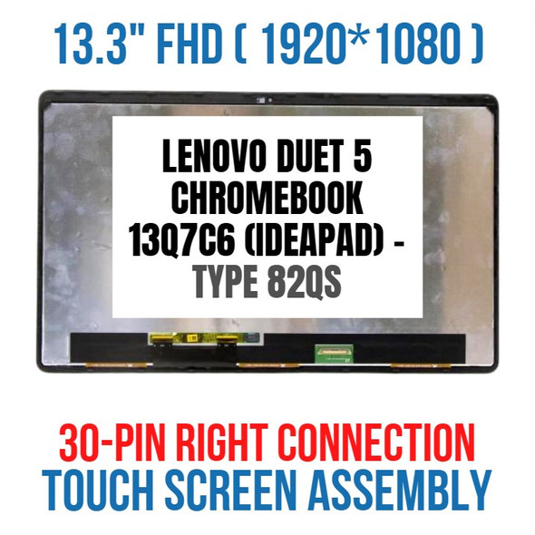 1 of 8-image forOLED LCD Touch Screen Display Lenovo IP Duet 5 ChromeBook 13Q7C6 82QS000AAU