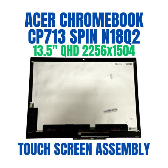 1 of 11-image forAcer 13.5" CHROMEBOOK SPIN 13 CP713-1WN-P86X 2k Touch LCD Screen Assembly