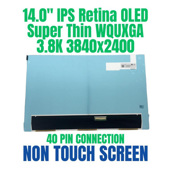 1 of 9-image forATNA40YN04-0 14" OLED UHD 3840x2400 IPS LCD Screen LED Display Non Touch Panel