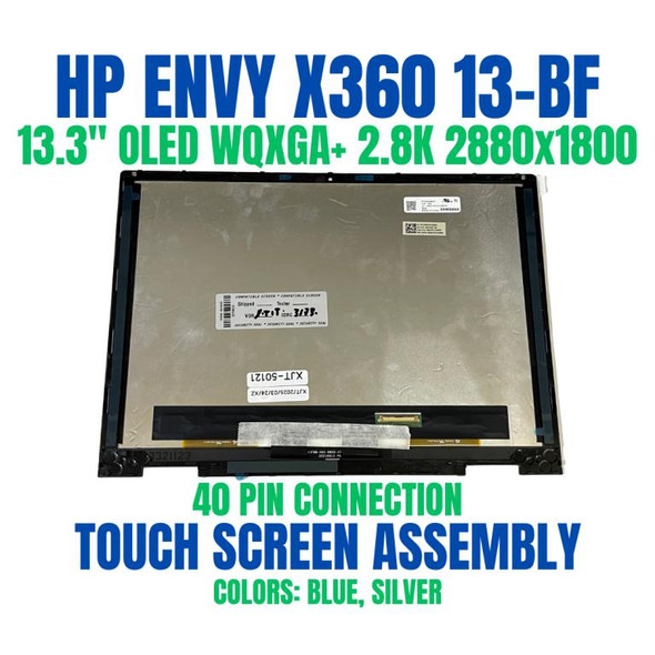 1 of 7-image for13.3" HP Envy x360 13-bf0797nr OLED LCD Touch Screen Digitizer Assembly 40 Pin