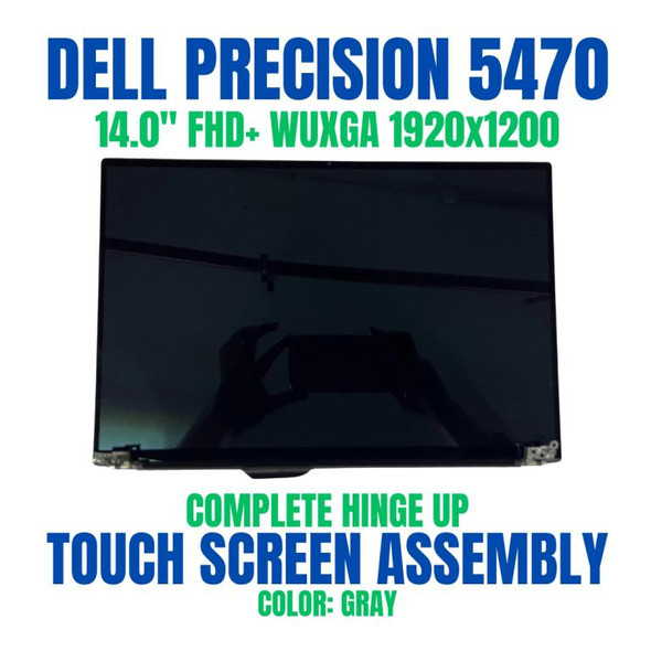 1 of 8-image forDell Precision 5470 14" QHD LCD Touch Screen Assembly Gray N82J2 0N82J2