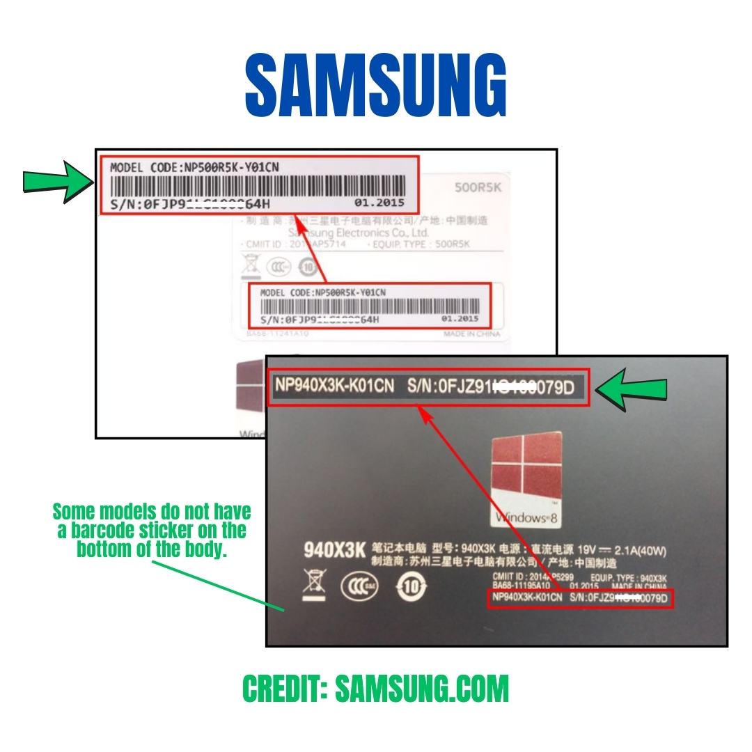 Samsung Serial Number Location