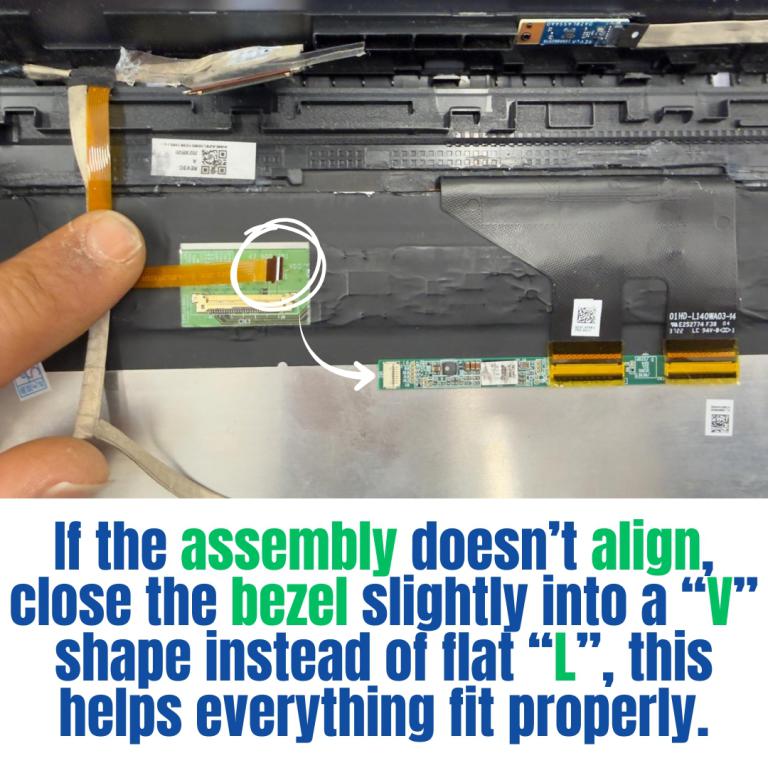 Illustration of assembly fitment showing alignment concept
