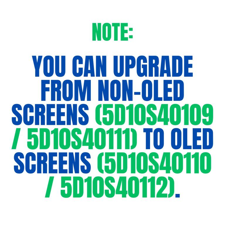 Reference image for OLED vs. non-OLED screen assembly