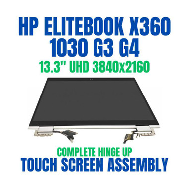 HP ELITEBOOK X360 1030 G3 4K UHD LCD led Touch Screen Display