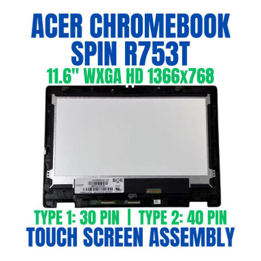 6M.A8ZN7.002 Acer Chromebook Spin 511 R753TN 40 Pin Assembly Frame
