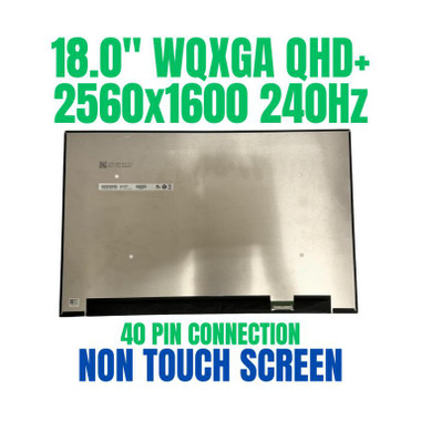 AUO B180QAN01.0 (18.0-inch WQXGA IPS Laptop Replacement Screen/2560x1600/240Hz/40-pin/Non-Touch)