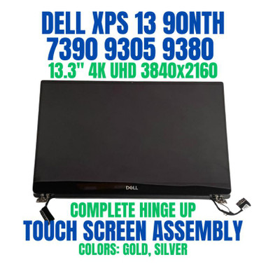 UHD Complete LCD Display Touch Screen Assembly Dell XPS 13 7390