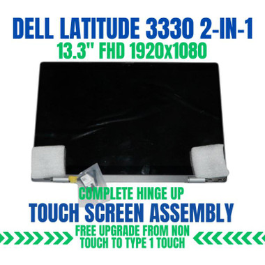 2Y80X Dell Latitude 3330 2-in-1 Hinge Up LCD Screen Assembly