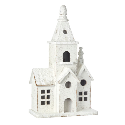 Church, White with Steeple
