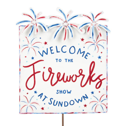 Sign, Welcome To The Fireworks Show