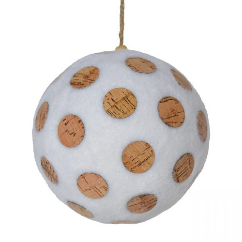 Ornament, Snow And Cork Ball