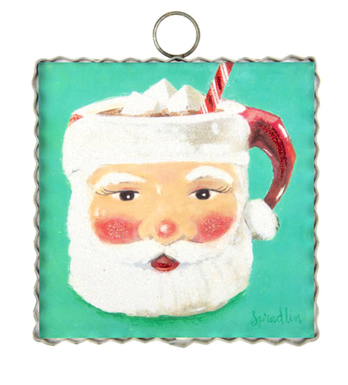 Gallery Art, Santa Mug Print 6x6