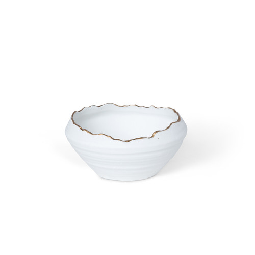 *SOLD OUT* Bowl, Gilded Organic Edge