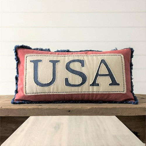 *SOLD OUT* NEW-Pillow, Lumbar Stonewashed USA