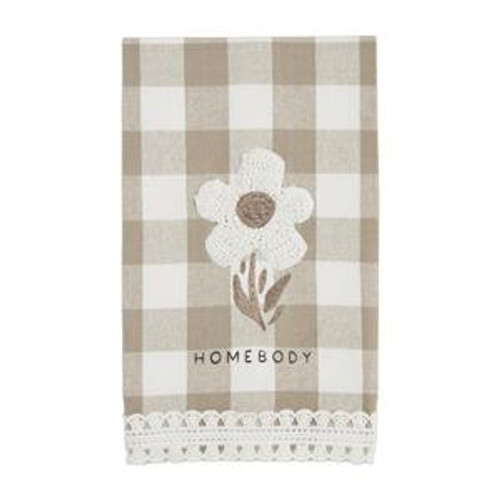 Towel, Homebody Crochet Flower